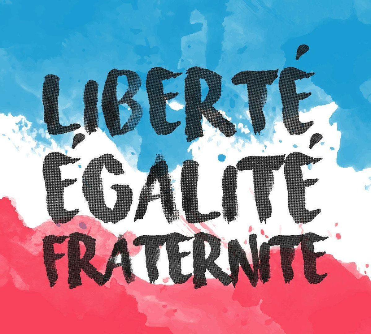 Devise française Liberté Égalité Fraternité - Valeurs de la République - Test civique 2026